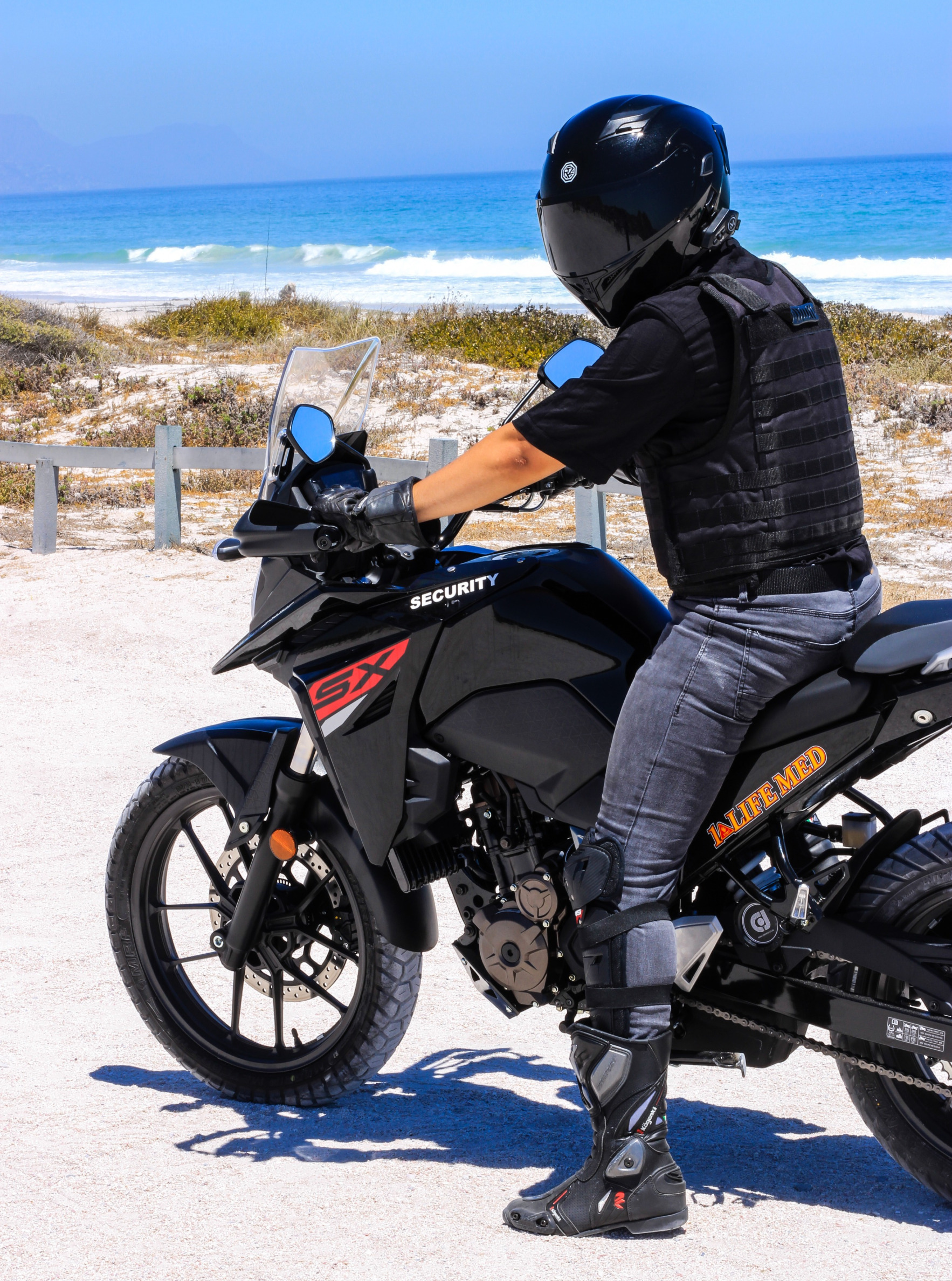 Life Med security motorcycle patrol